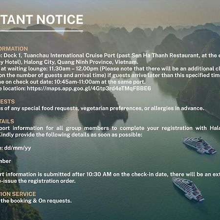 Grand Pioneers Halong Bay Cruise 1 Hotell Ha Long Exteriör bild